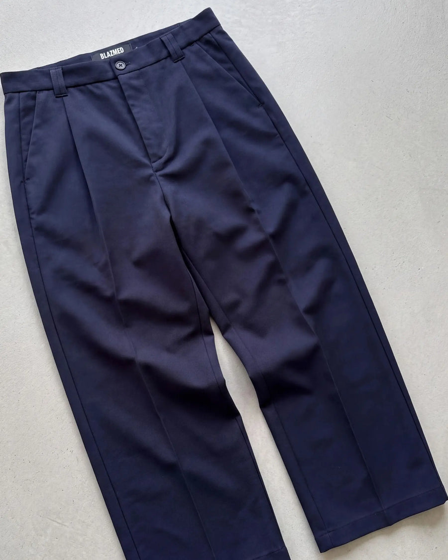 PANTALON PINZAS NAVY - Blazmed
