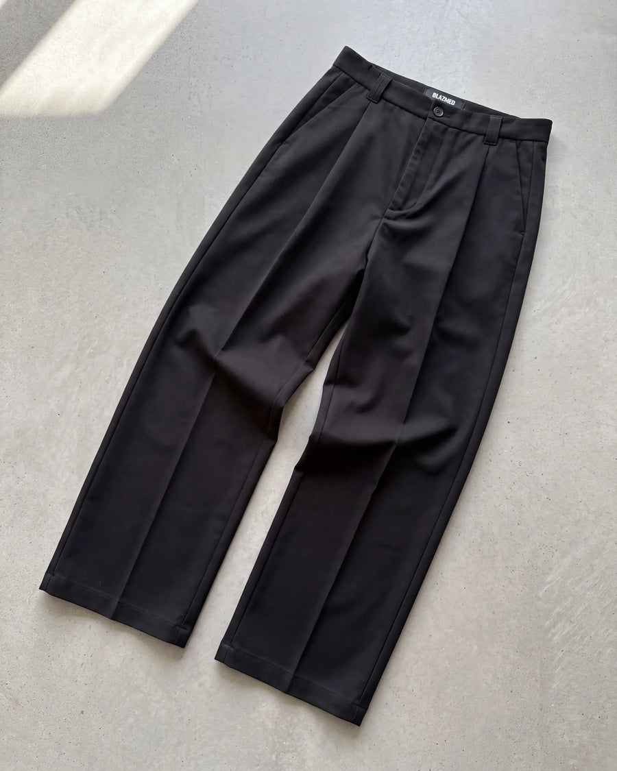 PANTALON PINZAS BLACK - Blazmed