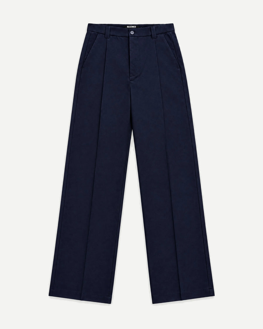 Pantalón de pinzas navy Blazmed